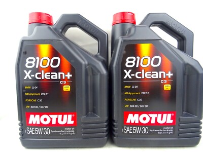 Motul 8100 X-clean+ Motoröl 5W30 10Liter Öl Motorenöl 5W-30 Diesel Benzin 2x 5L