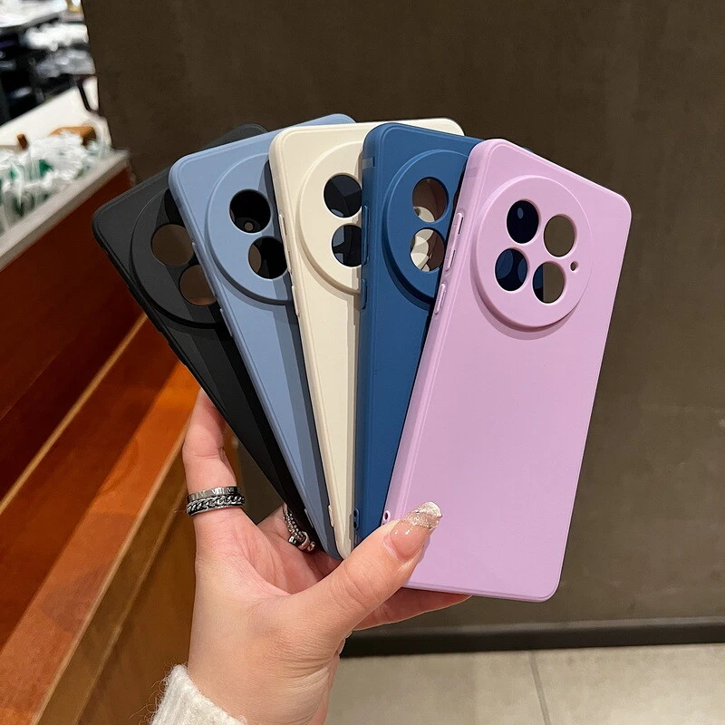 Slim Armor Black For OnePlus 13 13R 11R ACE 5 3 2 Shockproof Silicone Case Cover - Image 3 of 4