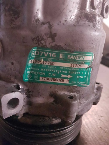 Klimakompressor Renault Megane Bj 98 1,9 DTI 100cv 1132F 7700866828B