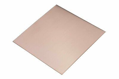 COPPER SHEET 6'' x 6'' THICK 24 GAUGE .020'' (.511 mm) JEWELRY FINDINGS CRAFT METAL