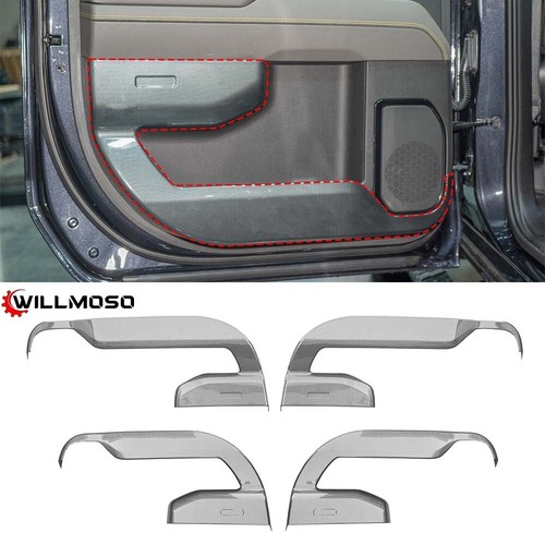 4Pcs Door AntiKick Panel Cover Trim Accessories For 1924 Chevy