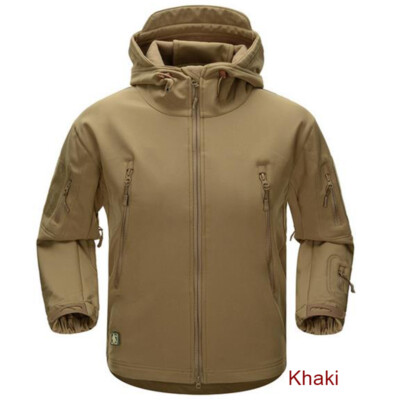 ESDY Men Outdoor Jacket Waterproof TAD Coat Shark Skin Soft Shell Hoodie Hunting