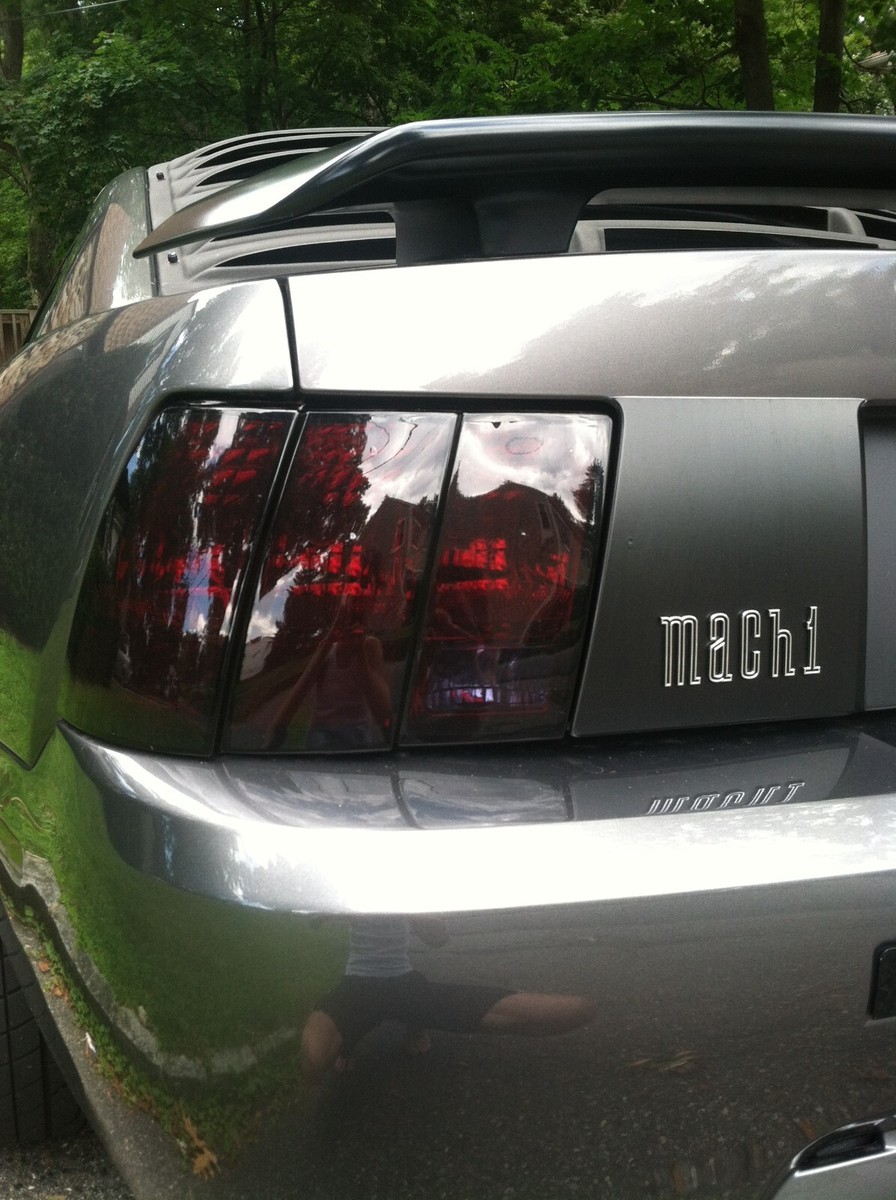 Mustang Tail Light Tint Smoked Tail Light Vinyl Overlays For 1999-2004 Ford Mustang - Precut Blackout Tint Covers Tail Lights For Ford Edge - Foto 6