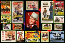 4"x6" MAGNET Collage- PRINT- "JOHN WAYNE"  WESTERN STAR 
