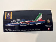 Die cast 1/100 Modellino Aereo Aircraft Aermacchi MB-339A Frecce Tricolori N3