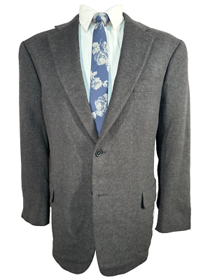  ジャケット STAFFORD Mens Gray CAMEL HAIR Classic Fit 2 Button Sport Coat