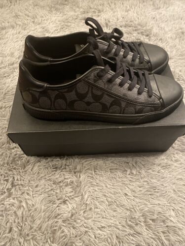 COACH C136 Sig Low Top Snk 26cm Fg4412 Black Size 26cm Sneakers From Japan