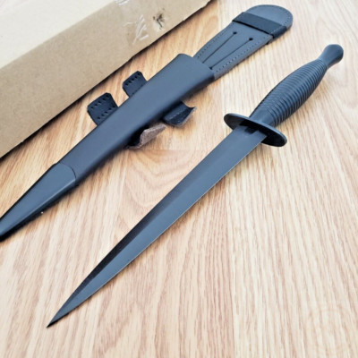 IXL Commando Dagger Fixed Knife 6.75'' Stainless Steel Blade Cast Metal Handle