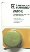 American Standard 513 512 Amarilis Faucet Honeydew Accent 1 Ceramic Button Green