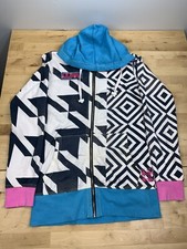 Vintage VTG 90s Lady Baltimore Geometric Full Zip Jacket DISTRESS 2693