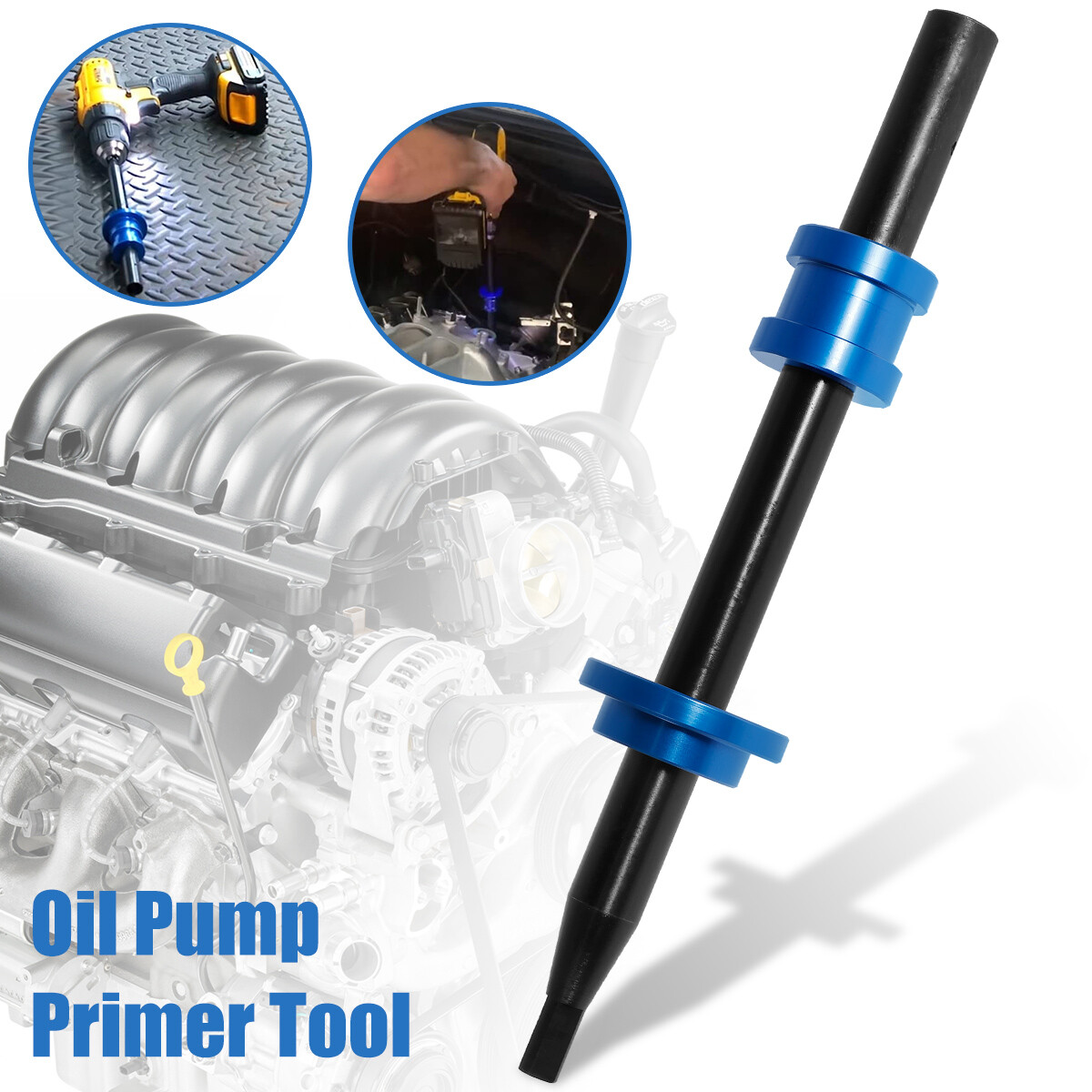 Pump Primer Tool For Gm Chevy V6 V8 350 327 305 307 283 Sbc 454 Bbc Engine