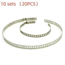 20 Pcs Adjustable Universal Axle CV Joint Boot Crimp Clamps Small & Large Kits