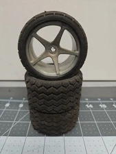 Vintage pro line Tire Wheels Striker Rc10 Losi Dirt Oval Striker 1 Og