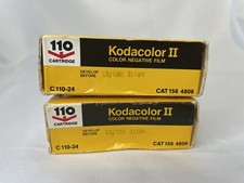 Set Of 2 Kodak Kodacolor II Color Negative Film C110-24- NOS - 10/1981 Exp