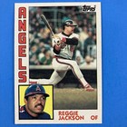 Reggie Jackson 1984 Topps Card #100 MLB California Angels