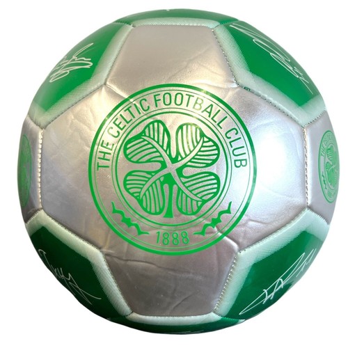 Celtic FC Official Metallic Signature Football Size 5 Gift COYBIG - Picture 2 of 2