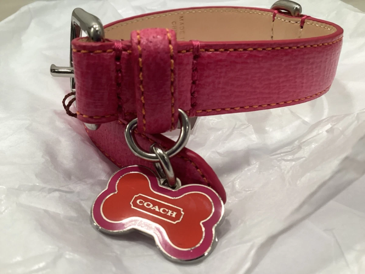 Extra-small pet collar in pastel pink