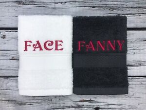 Details about  / Novelty flannels face cloths naughty rude cheeky stocking filler dad face//knob