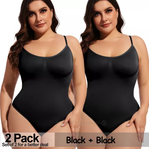 Paquete de 2 body para mujer arrebatado, body moldeador, ropa moldeadora arrebatada camiseta sin mangas - Imagen 28 de 45