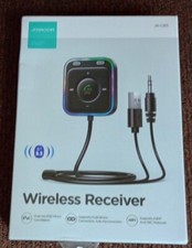 Wireless Receiver Car Adapter Enhanced Dual Mics Noise Cancellation 3.5 AUX TF