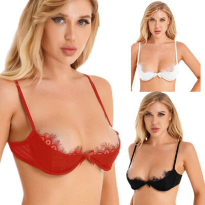 Women's Sexy Lace Push Up Bra Underwired Padded Bras Tops