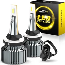 AUXITO 881 894 886 LED Fog Light Bulbs Halogen Replacement White Color 6500K 2pc
