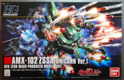 HGUC 1/144 AMX-102 ズサ (ユニコーンVer.) Bandai Amx-102 ZSSA Unicorn Ver HGUC Gundam 1/144 180 Model Kit