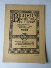 1914 July The Pennsylvania Museum Bulletin Louis XVI Dial Clock, Stained Glass