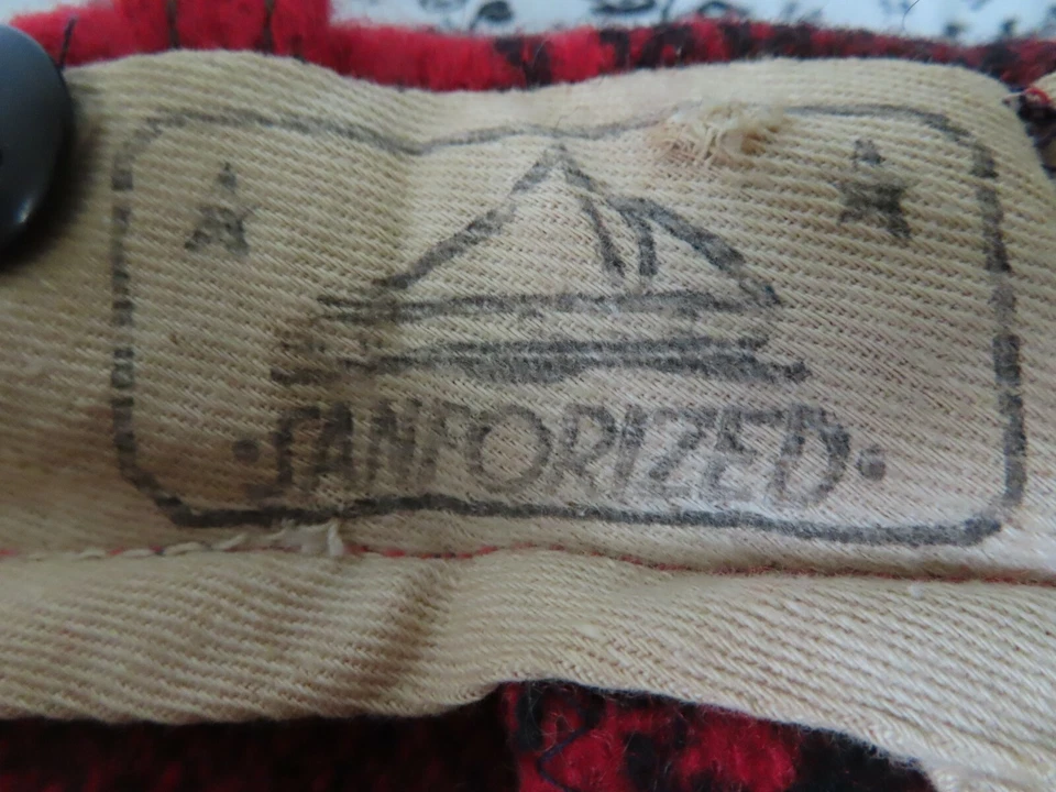 vintage Hunting lumberjack buffalo plaid sanforized wool pants (37x26.5) - Image 3 of 4