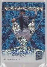 2020 Chronicles Spectra Signatures Neon Blue Prizm 20/60 Bryse Wilson Auto 4p8