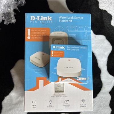 D-LINK  Wi-Fi Water Leak Sensor Starter Kit  DCH-S1621KT  + Add-On New  Sealed