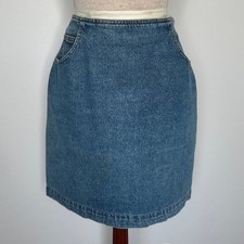 Calvin Klein Sport Women's Vintage Denim Pencil Skirt Size 12