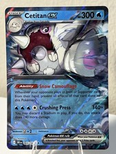 how rare is cetitan pokemon card Pokemon Graded: Cetitan 201/191 Surging Sparks (2024) IR Holo PSA 10