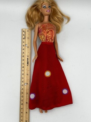 Barbie 1983 Vintage Clothes: #4824 Twice As Nice - Red Reversible Dress
