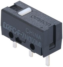 3pc OMRON ELECTRONIC COMPONENTS D2FC-F-7N(100M) Microswitch