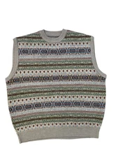 Kapital Bone Sweater Vest "Blue"