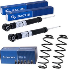 2x SACHS STOSSDÄMPFER+FAHRWERKSFEDER HINTEN passend für VW GOLF 6 SPORTFAHRWERK