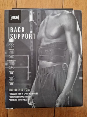 EVERLAST NEOPREN RÜCKENSTÜTZGÜRTEL UNISEX ISOLIERT VERSTELLBAR NEU IN VERPACKUNG
