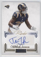 2012 Panini Playbook Rookie Signatures Gold 42/49 Trumaine Johnson #169 Auto h3a