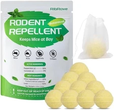 10 Packs Rodent Repellent Peppermint Oil to Repel Mice and Rats Mint Repellent