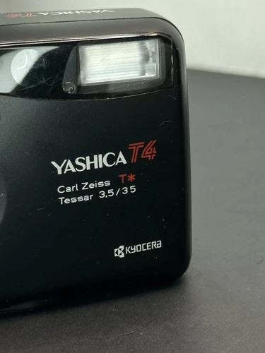 YASHICA T4 35mm Point & Shoot Camera Carl Zeiss Tessar 35mm f3.5 T* Lens Tested