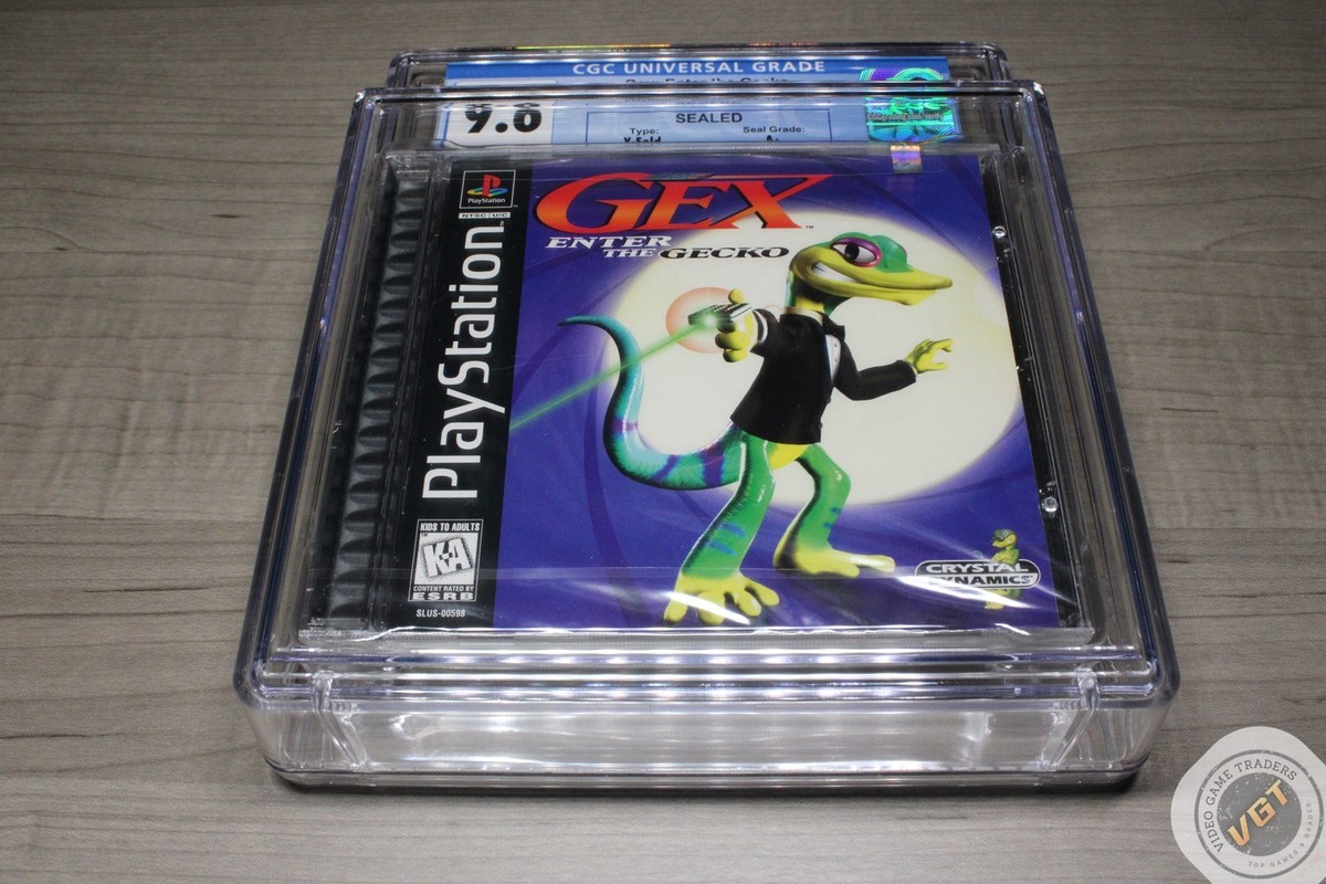 CGC 9.6 A+ - Gex: Enter the Gecko PlayStation 1, PS1 1998 NEW