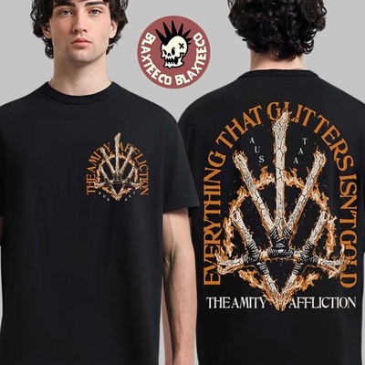 The Amity Affliction House Of Cards Album Merch Rune T-Shirt Unisex