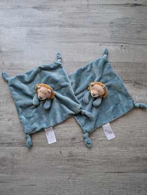 2 x Artesavi Kuscheltuch Schmusetuch Löwe Schnuffeltuch Zwillinge 