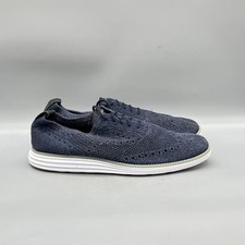 Cole Haan Shoes Mens 11 Blue OriginalGrand Stitchlite Wingtip Sneakers Comfort