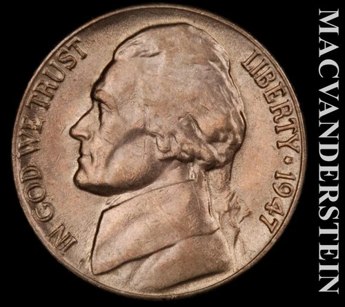 1947-D Jefferson Nickel — photo from the most recent tracked eBay sale