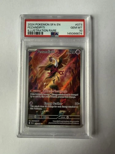Pokémon TCG Shrouded Fable Fezandipiti IR 73/64 PSA 10 Gem Mint