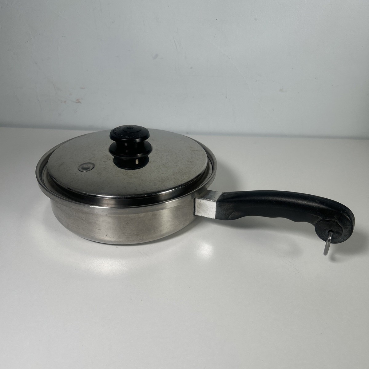 Saladmaster T304S Inch Wide Fry Pan Skillet With Vapo Lid Made