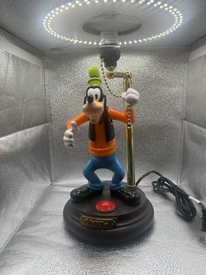 Vintage Disney Goofy Animated Talking Lamp Tested Sound Works