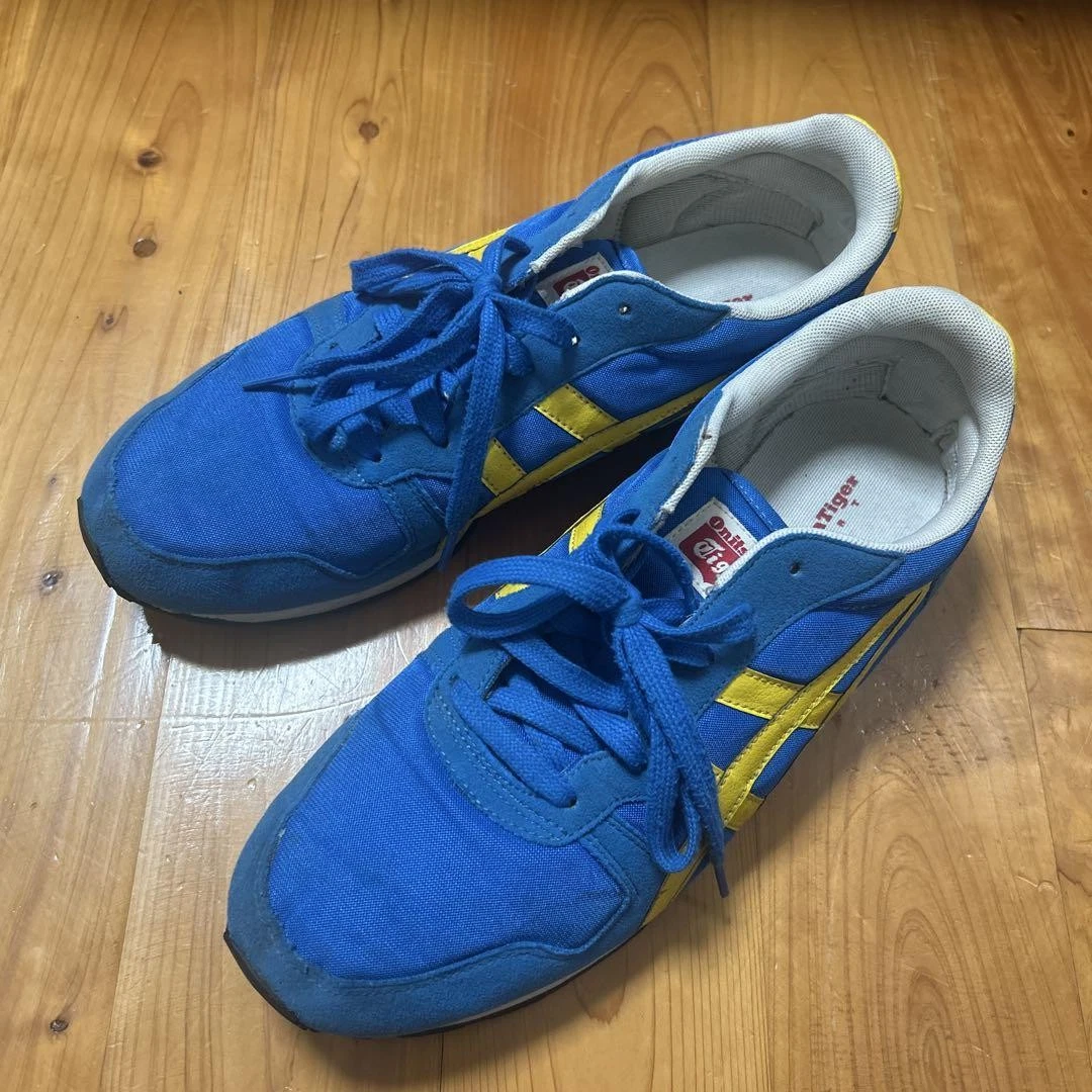 ASICS Sneakers Uomo 9.0US Onitsuka Tiger Blu Giallo Uomo